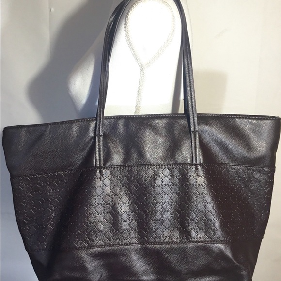Faux Leather Tote - Picture 2 of 5
